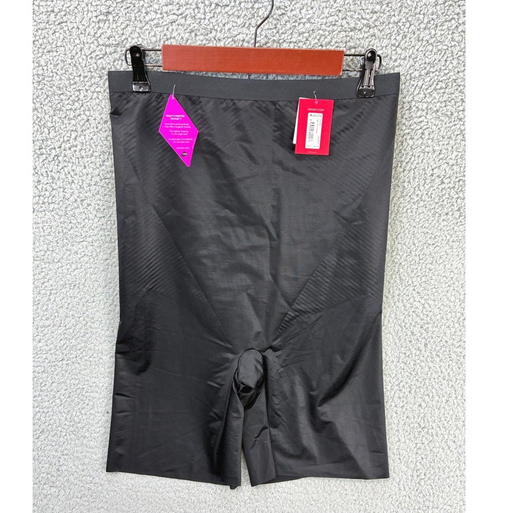 Spanx Thinstincts 2.0 High Waist Mid Thigh Shapewear Shorts Womens 2X Black NWT